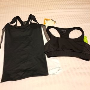 2 NWT sportswear tank and bra size XS